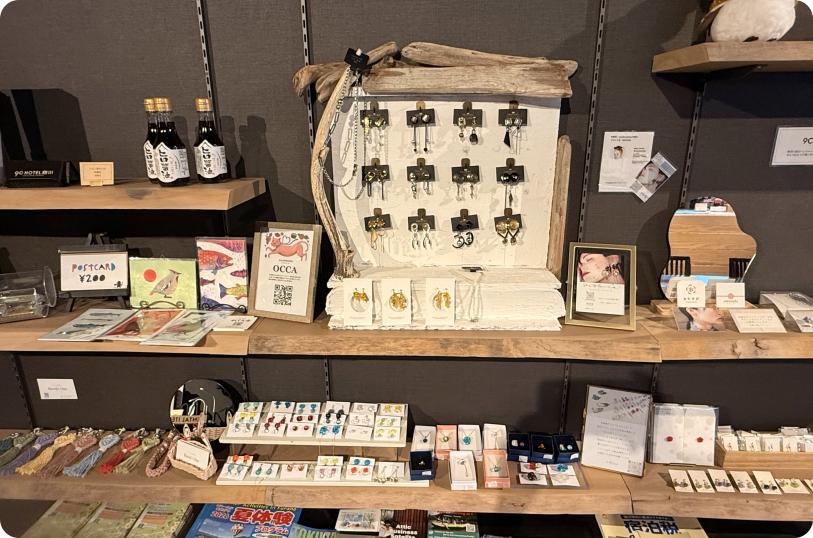 9C petit marche｜旭川のハンドメイド作家作品を販売する9Cホテル旭川のセレクトコーナー